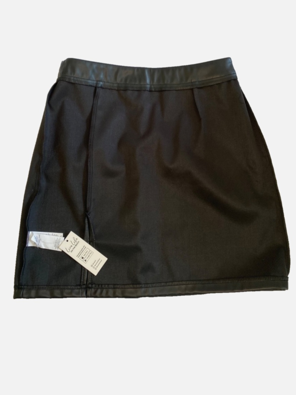 Cupshe Black Faux Leather Mini Skirt - Picture 4 of 8